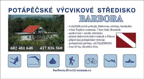 potápěčské výcvikové středisko Barbora 